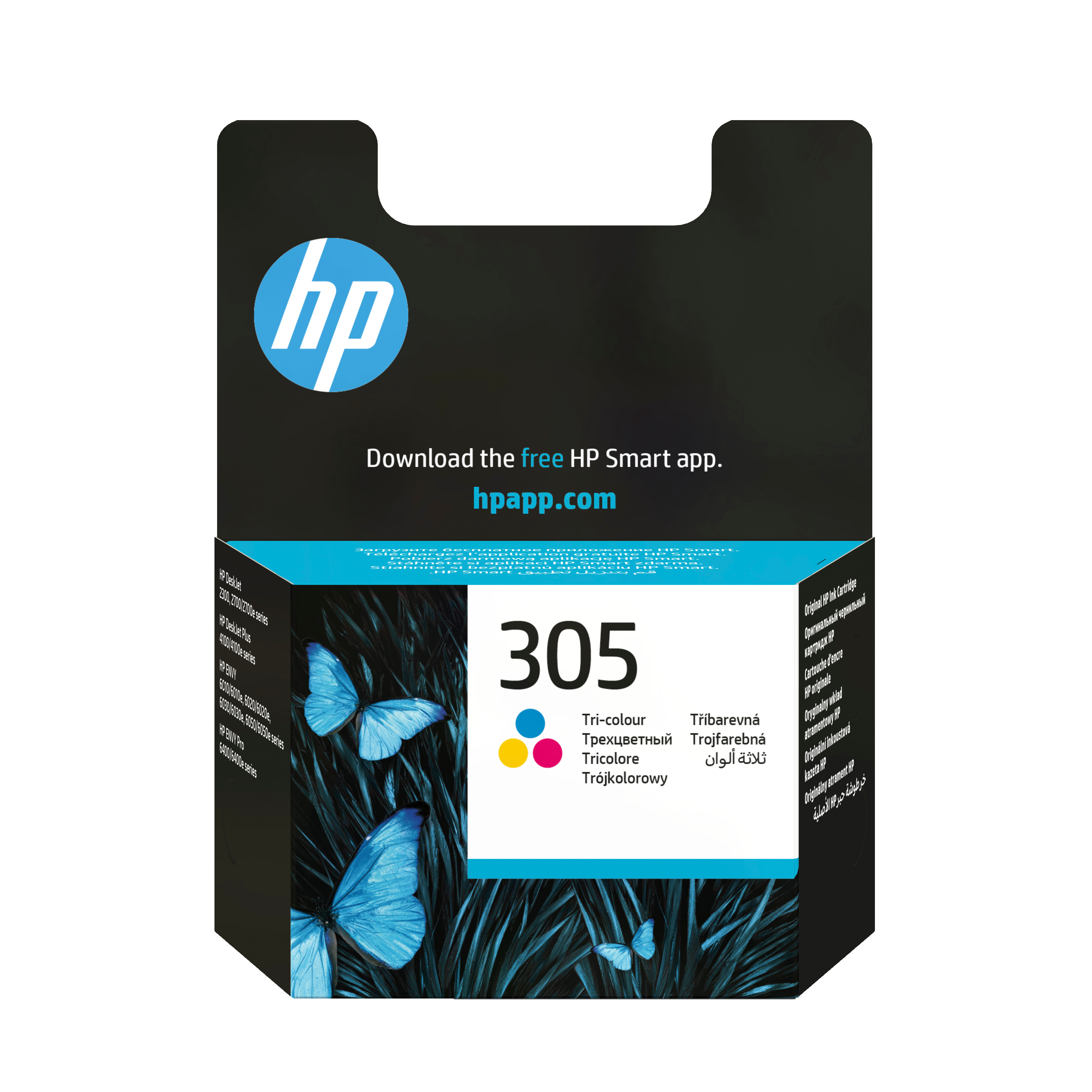 HP 305 Tri-color Original Cyan, Magenta, Yellow Rack Server