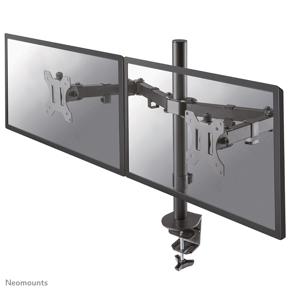Dual Monitor Arm - 10-32 inch - 0-8 kg - Black