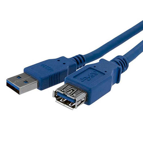 1M BLUE USB 3.0 MALE TO FEMALE USB 3.0 EXTENSION CABLE A TO A
