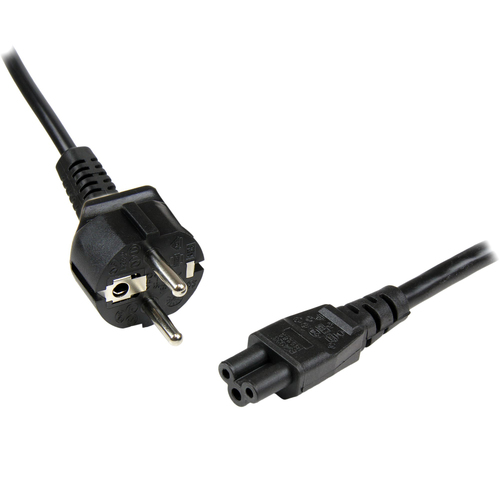 1M C5 LAPTOP POWER CORD - EU MAINS TO IEC320 C5 POWER CORD