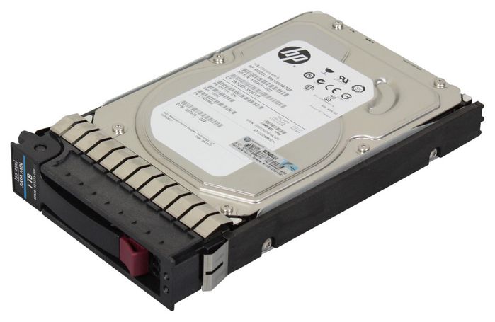 Hewlett Packard Enterprise 1TB, Hot-Plug, Serial ATA (SATA), 3G, 7.2K rpm, 3.5 inch LFF, MDL, NCQ