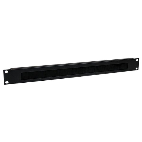1U BRUSH PLATE RACK CABLE ORGANIZER - CABLE MANAGER