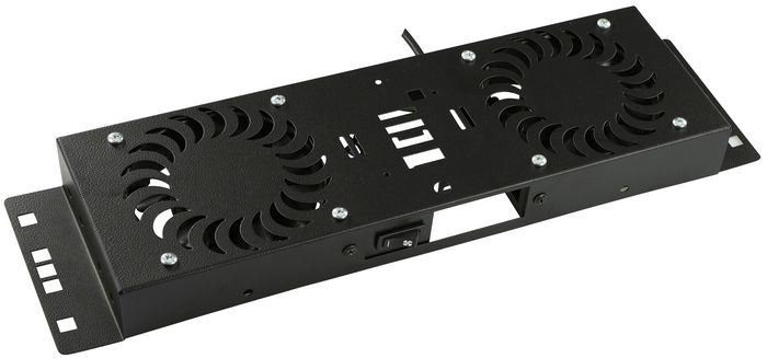 Lanview by Logon 2 FANS, ON/OFF CONTROLLED FAN MODULE BLACK