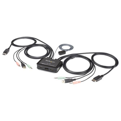 2 PORT USB 4K60HZ DISPLAYPORT KVM SWITCH - OS INDEPENDENT