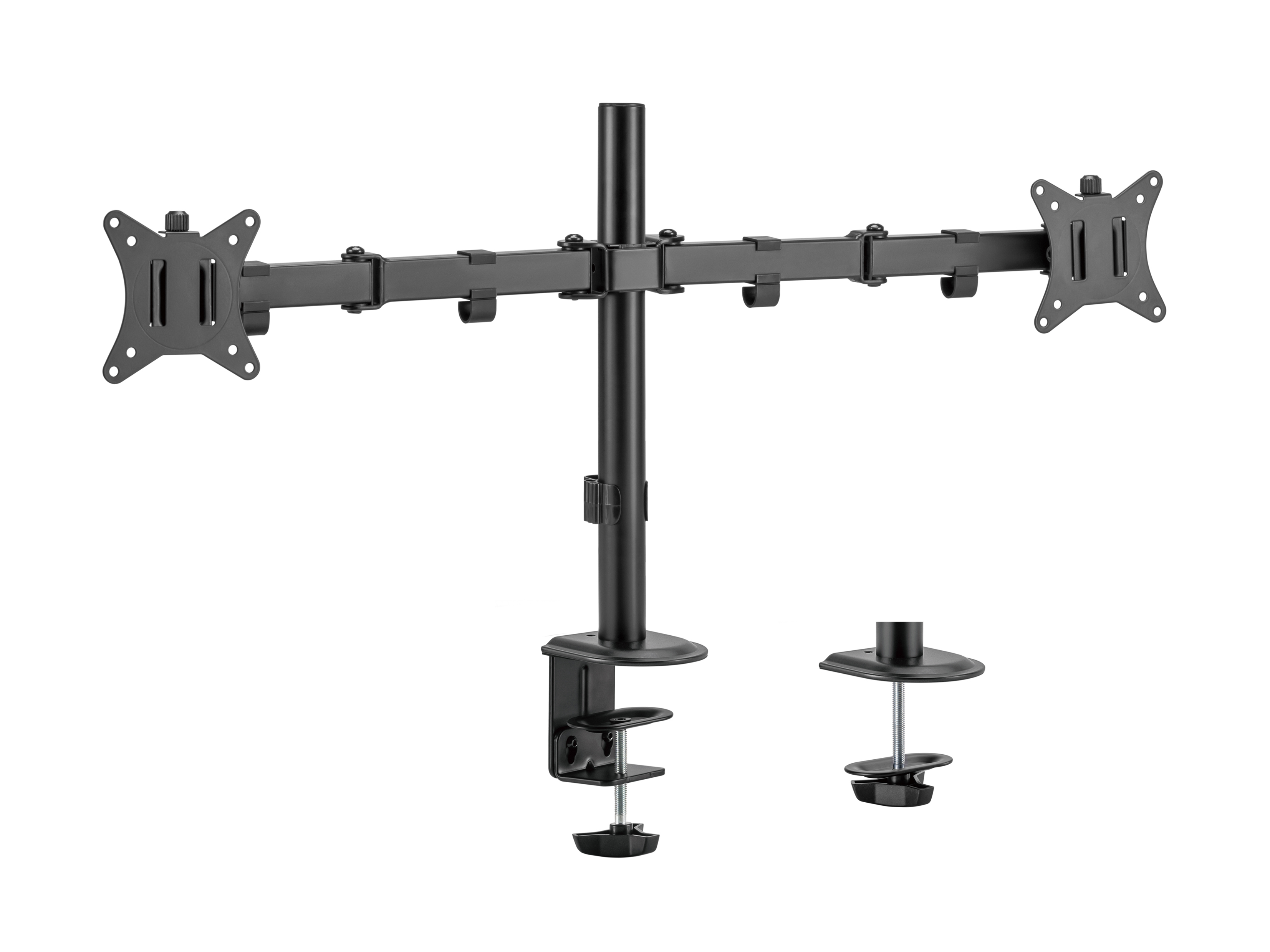 17 inch - 32 inch Articulating Desk Mount Dual Monitor Bracket