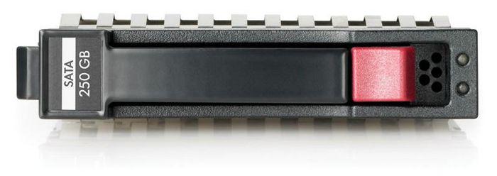 Hewlett Packard Enterprise 250GB hot-plug Serial ATA (SATA) hard drive - 7,200 RPM, 1.5GB-sec transfer rate, 3.5-inch form factor