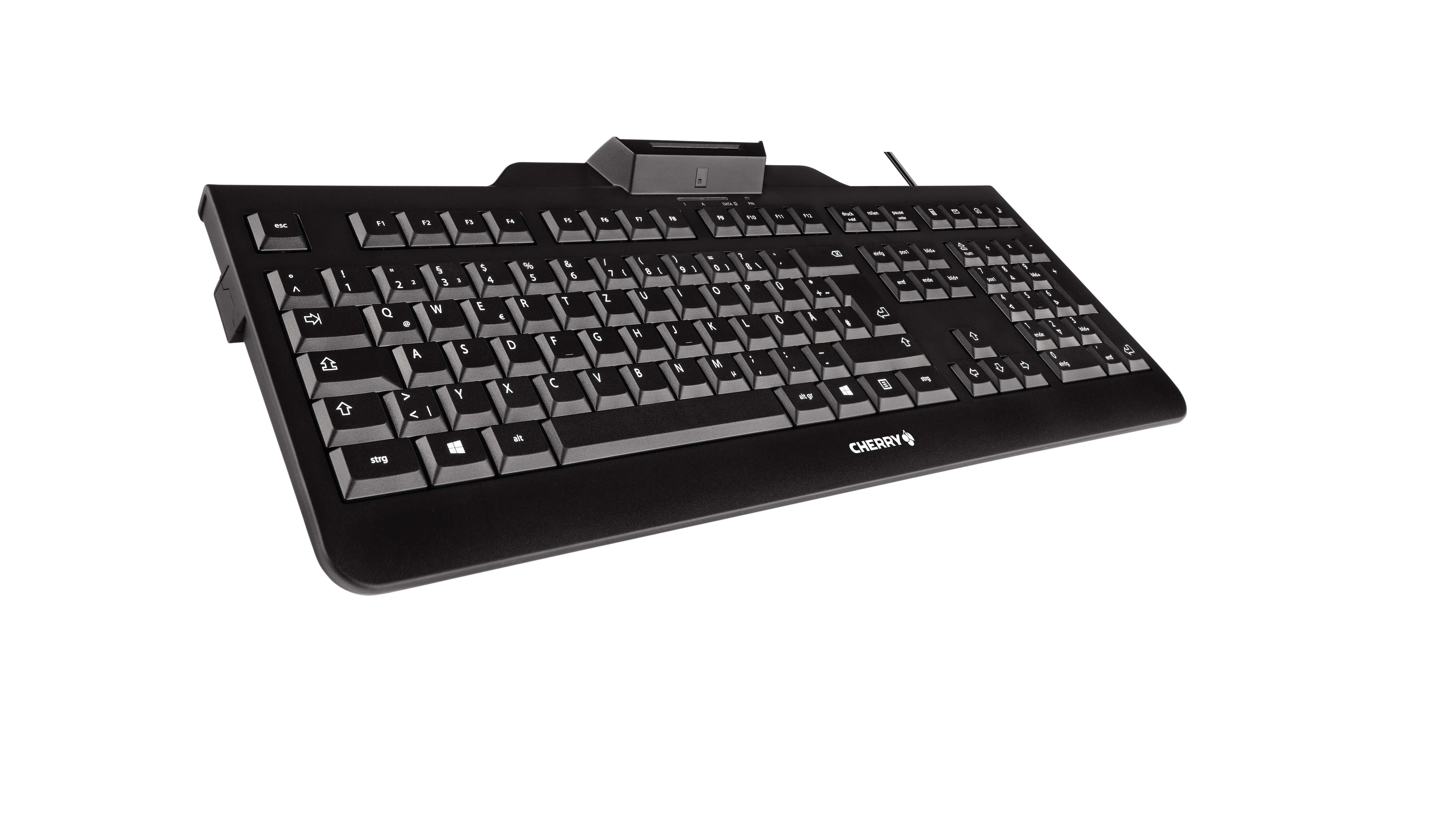 KC 1000 SC - Keyboard - Corded - QWERTZ - Black