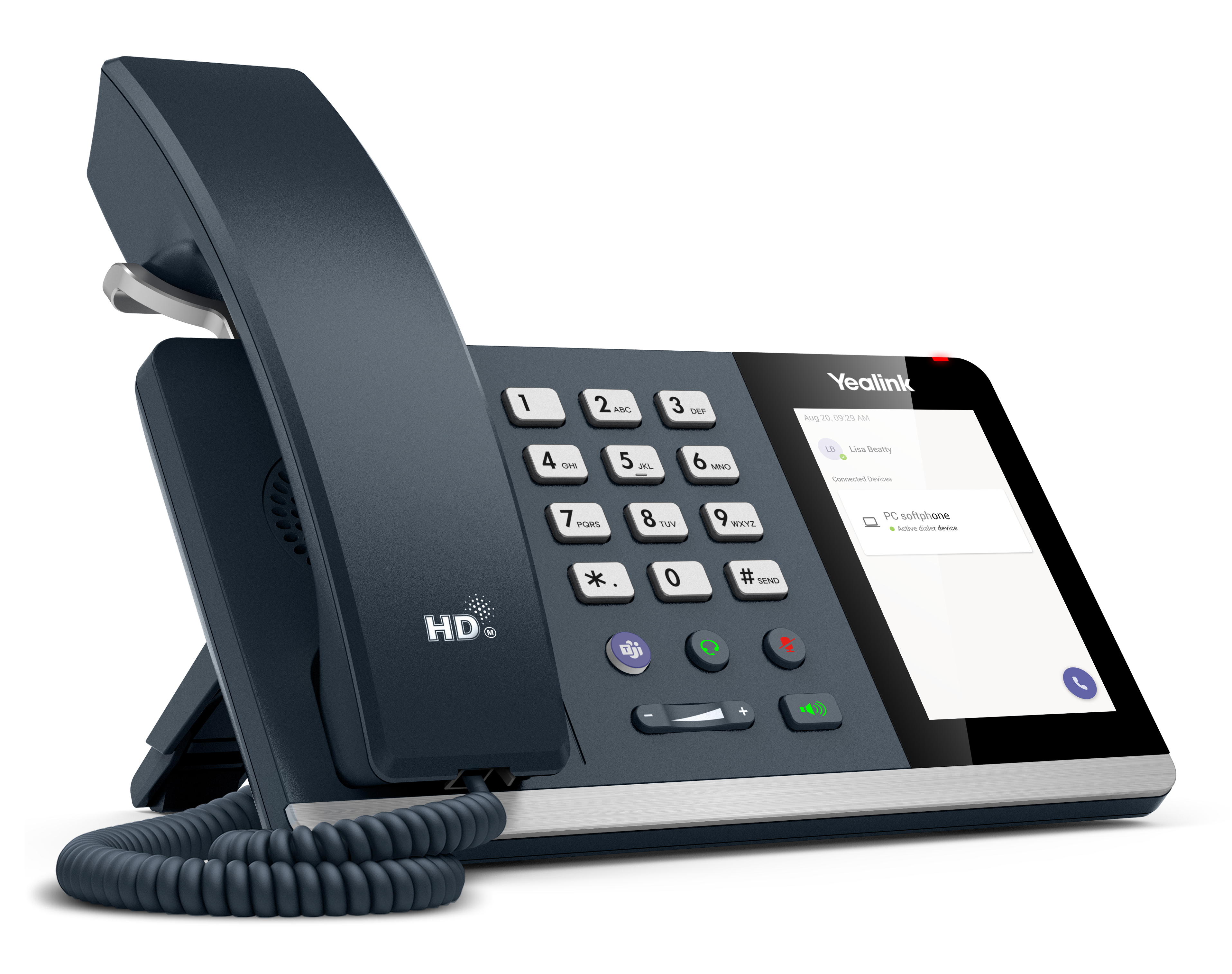 MP45 - Teams Edition IP phone - Black - Wired handset