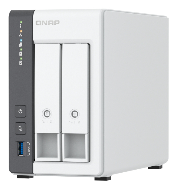 ARM 4-core Cortex-A55 2.0GHz - NAS Tower - 2x 3.5-inch SATA 6Gb/s