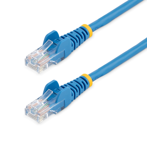 2M CAT 5E BLUE SNAGLESS ETHERNET RJ45 CABLE MALE TO MALE
