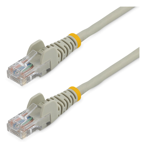 2M CAT 5E GRAY SNAGLESS ETHERNET RJ45 CABLE MALE TO MALE