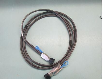 Hewlett Packard Enterprise External Mini-SAS HD to Mini-SAS cable, 2m length, SFF-8644 to SFF-8088 connectors, suitable for HPE storage solutions.