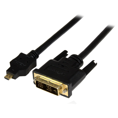 2M MICRO HDMI MALE TO DVI-D MALE CABLE 1920X1200 VIDEO