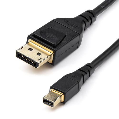 2M MINI DP TO DISPLAYPORT 1.4 - 8K 60HZ VESA CERTIFIED CABLE