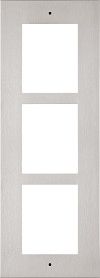 2N Accessories • Installation • IP Verso • Flush mount frame • 3 modules • Nickel