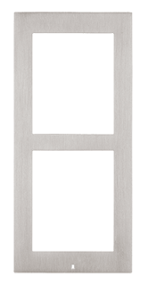 2N Accessories • Installation • IP Verso • Surface-mounted frame • 2 modules • Nickel