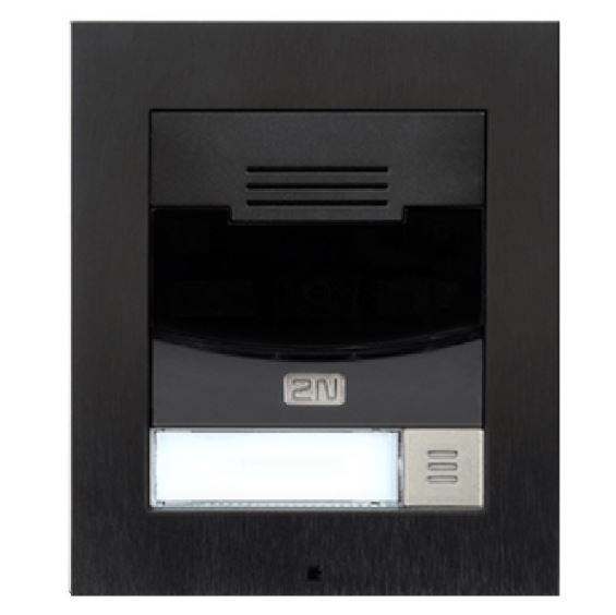 2N door intercoms • IP Solo • Flush mounting • Black