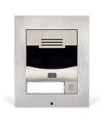 2N door intercoms • IP Solo • surface mounting • camera • nickel