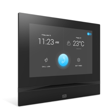 2N Indoor Intercom Stations • Indoor View • Black