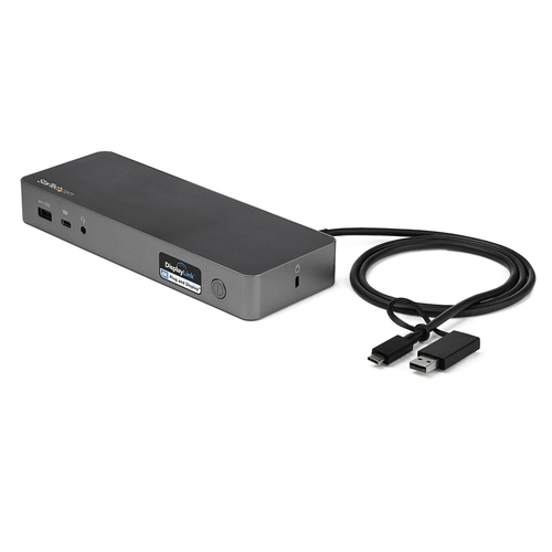 2X 4K UNIVERSAL LAPTOP DOCKING STATION - USB-C/USB 3.0 - 60W PD