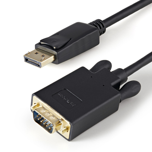 3 FT DISPLAYPORT TO VGA ADAPTER CONVERTER - DP TO VGA - BLACK