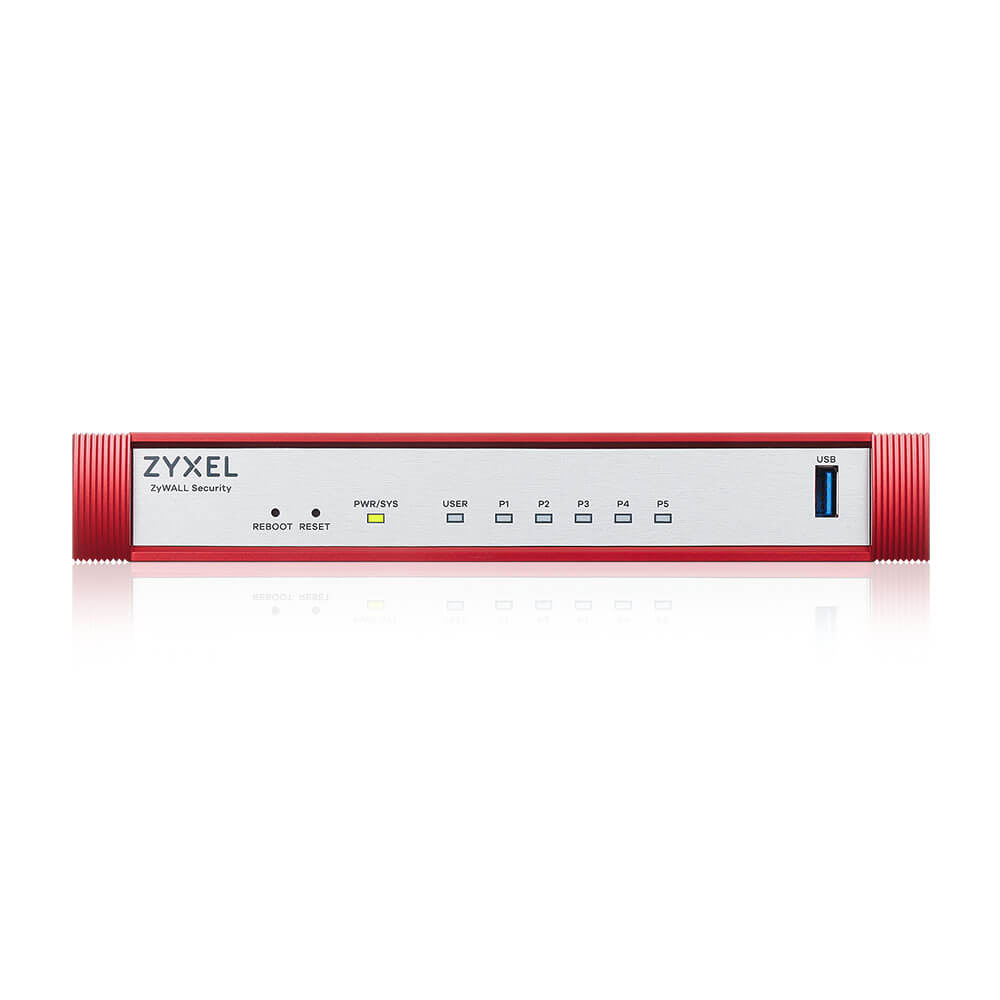 USG FLEX 50 H - 5 Gigabit user-definable ports - 1 USB with 1 YR Gold Security Pack