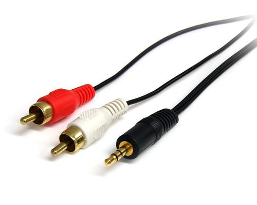 3 ft Stereo Audio Cable 3.5mm to 2x RCA