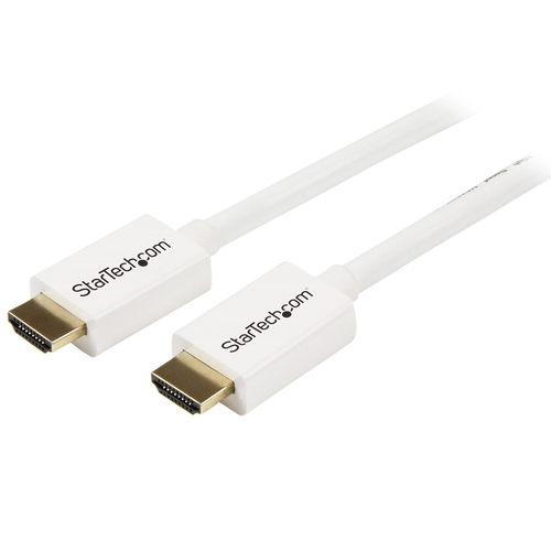 3M HIGH SPEED HDMI TO HDMI IN WALL CL3 RATED CABLE - WHITE