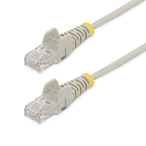 3M SLIM CAT6 CABLE - GREY SNAGLESS - 28 AWG COPPER WIRE
