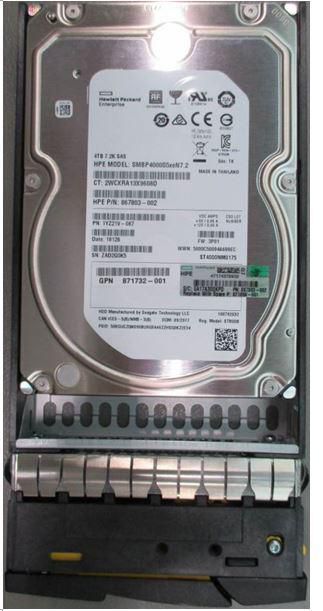 Hewlett Packard Enterprise 4TB, SAS, 3.5"