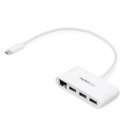 3PORT USB 3 HUB WITH GBE - USB 3.0 HUB M GBE - USB-C HUB