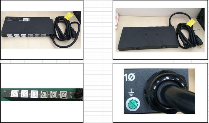 Hewlett Packard Enterprise Power Distribution Unit (PDU) rated at 4.9KVA, 208V input, featuring 6 outputs, suitable for rack mounting in NA and JP regions.