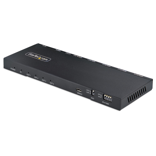 4-PORT HDMI SPLITTER - 4K 60HZ BUILT-IN SCALER