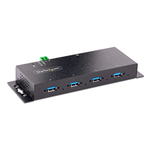 4-PORT INDUSTRIAL USB HUB 5GBPS USB-A HUB W/ ESD PROTECTION