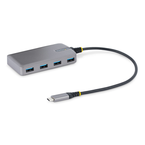 4-PORT USB-C HUB - PORTABLE USB HUB ADAPTER