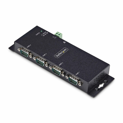 4-PT SERIAL TO ETHERNET ADAPTER - DB9/RS232 OVER LAN CONVERTER