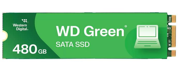 Western Digital 480GB, M.2 2280, SATA