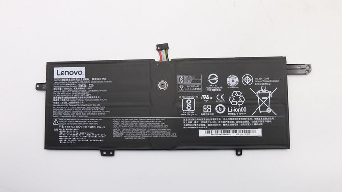 Lenovo Lithium-ion battery, 37.68V, 48Wh capacity, 4-cell design, compatible with Lenovo Ideapad 720S-13IKB and 720S-13ARR laptops.