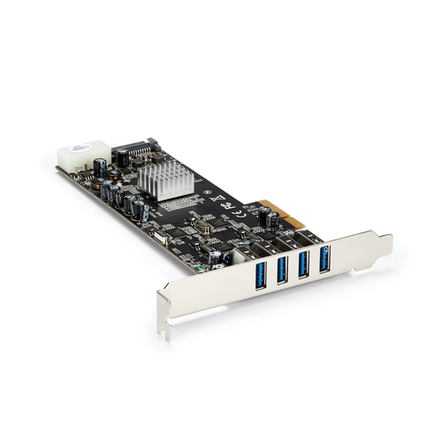 4PORT PCIE USB 3.0 CONTROLLER CARD W/QUAD BUS AND UASP