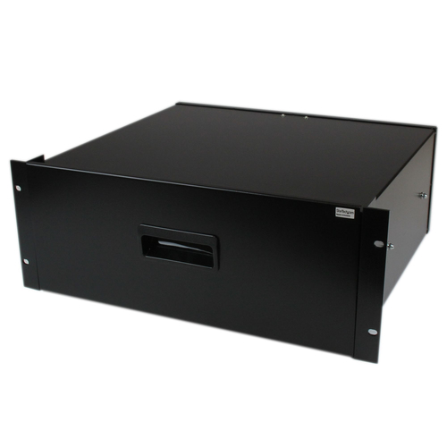 4U BLACK STEEL STORAGE DRAWER F/19IN RACKS AND CABINETS