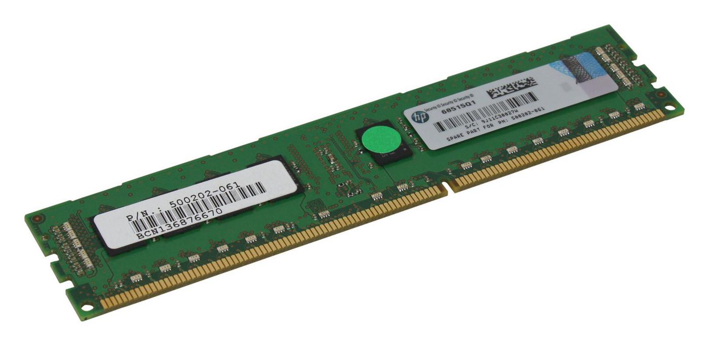 HP 501533-001 memory module 2 GB 1 x 2 GB DDR3 240-pin DIMM