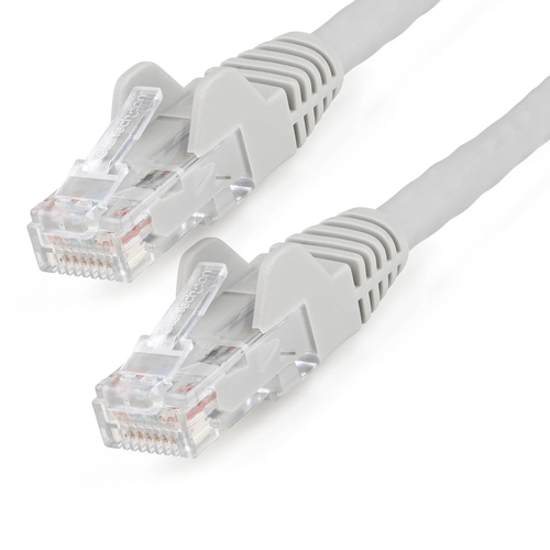 50CM LSZH CAT6 ETHERNET CABLE - SNAGLESS UTP PATCH CORD GREY