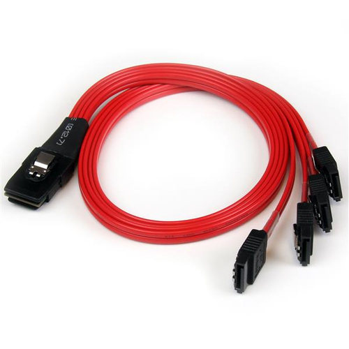 50CM SFF8087 MINI SAS TO 4X SAT - SERIAL ATTACHED SCSI TO SATA