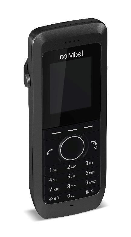 Mitel 1.8" 128x160 LCD TFT, DECT, USB, 3.5mm, 3.7 V Li-Ion 650 mAh, 137x52x21.5 mm, 114 g