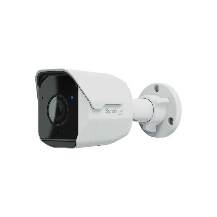 Synology The BC500 is a versatile IP67-rated 5 MP wide-angle AI camera suitable for both indoor and outdoor use.