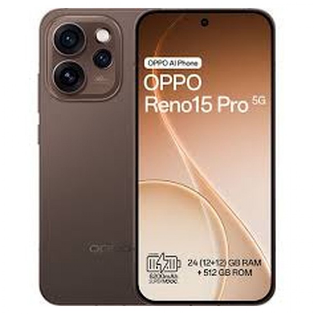 OPPO Reno 15 Pro 8+512GB 6.78 5G Dusk Black ITA