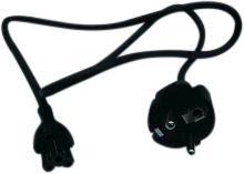 1 Meter C5 power cord, 250V,