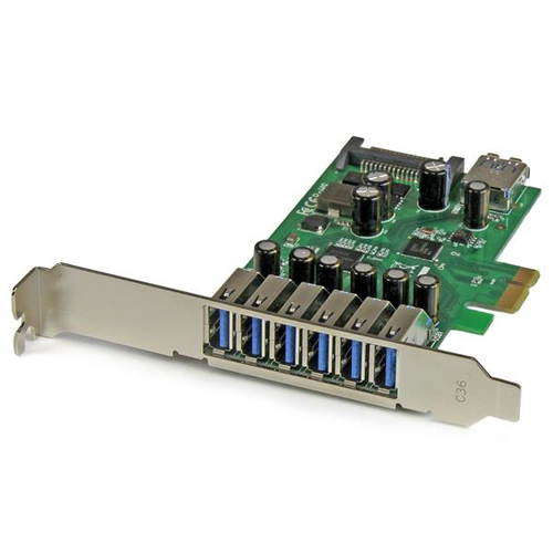 7 PT PCIE USB 3.0 ADAPTER CARD SATA POWER UASP SUPPORT