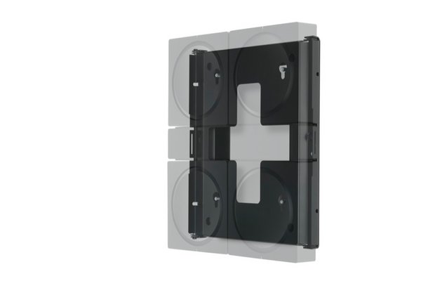 Flexson Wall Mount for 4 Sonos Amps, Single, Black