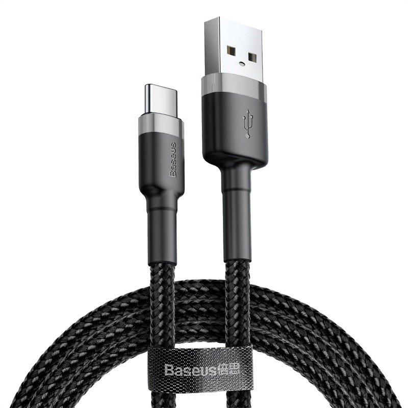 Baseus Cafule USB Type-C kabel 3m Sort Grå